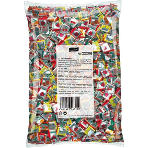 Kaubonbon Fruchtkaramellen