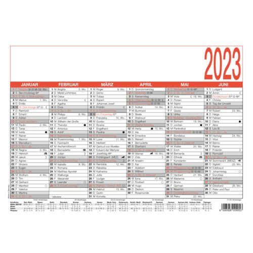Namenstagekalender 905