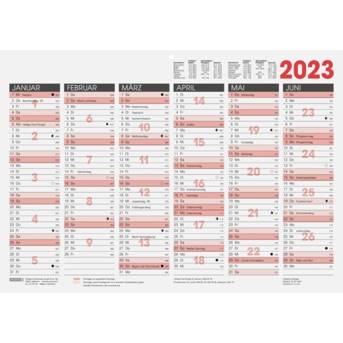 Tafelkalender 701 30, DIN A3 - 12 Monate