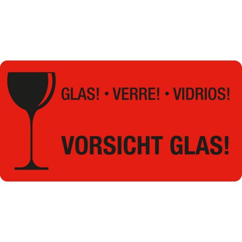 Warn- und Verpackungsetiketten selbstklebend