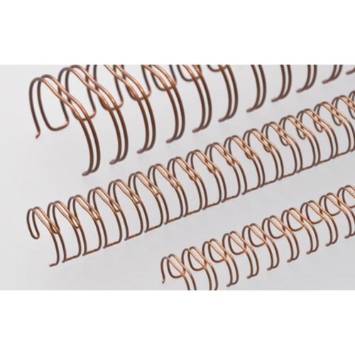 Drahtbinderücken Ring Wire® 3:1 Teilung, bronze