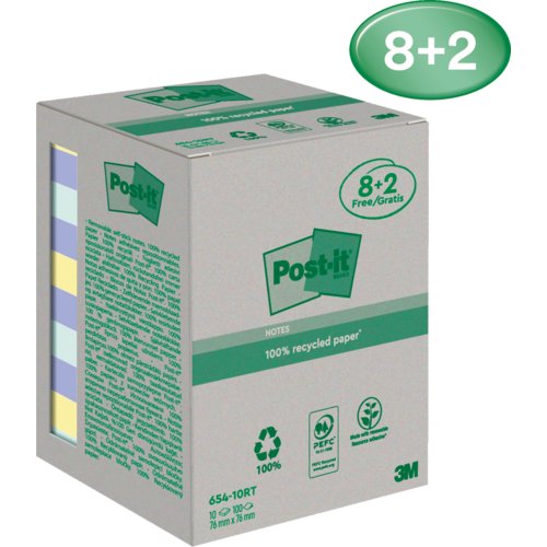 Recycling Notes Promotion 8+2, Post-it® Notes Recycling