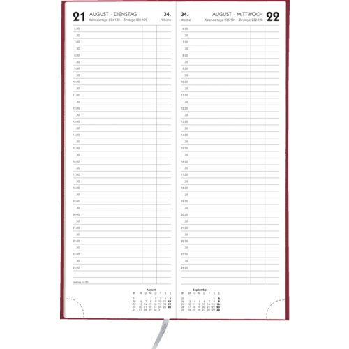Tagevormerkbuch 808 gebunden