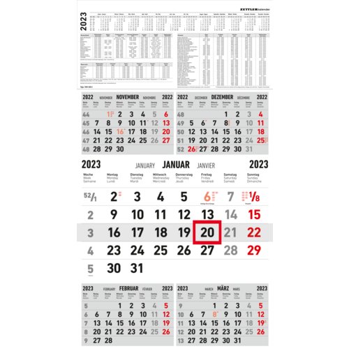 Fünfmonatskalender 970