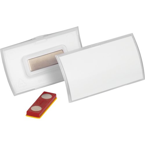 Namensschild CLICK FOLD mit Magnet, verdrehsicher