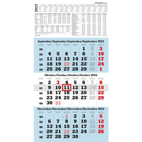 Dreimonatskalender 958
