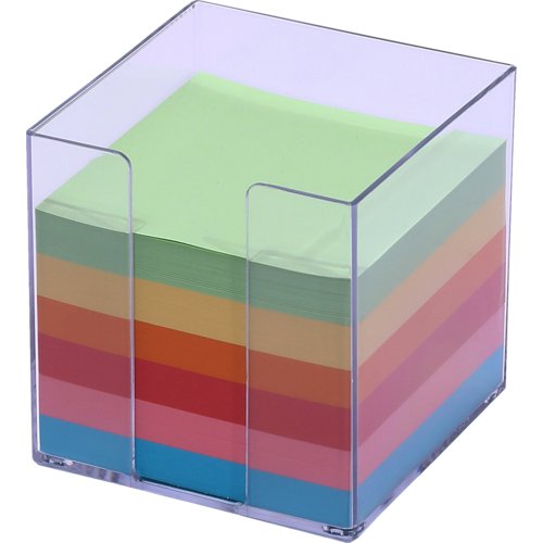 Zettelbox inkl. farbigem Papier