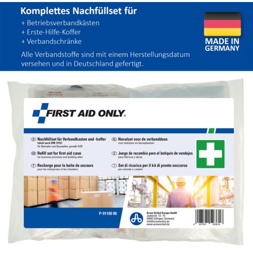 Erste-Hilfe Nachfüllpack DIN 13157, FIRST AID ONLY®