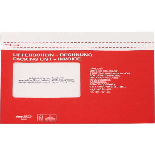 Begleitpapiertasche docuFIX® paper, HORN Verpackung