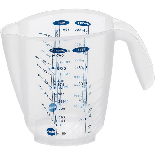 Messbecher Superline, 3 Skalen, 0,5L