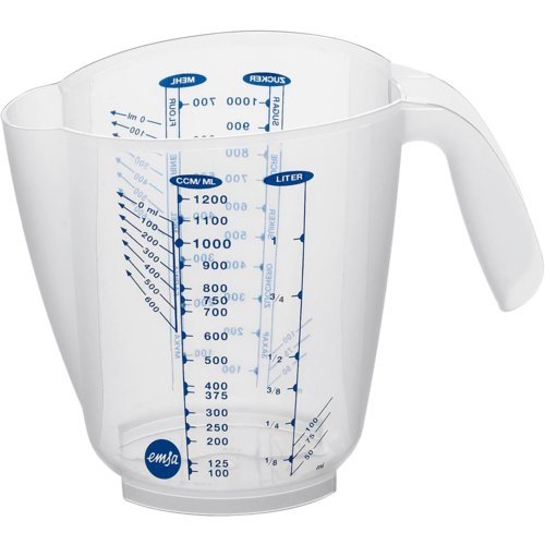Messbecher Superline, 3 Skalen, 1,0 Liter