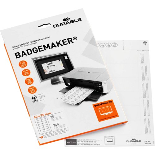 Einsteckschild BADGEMAKER®