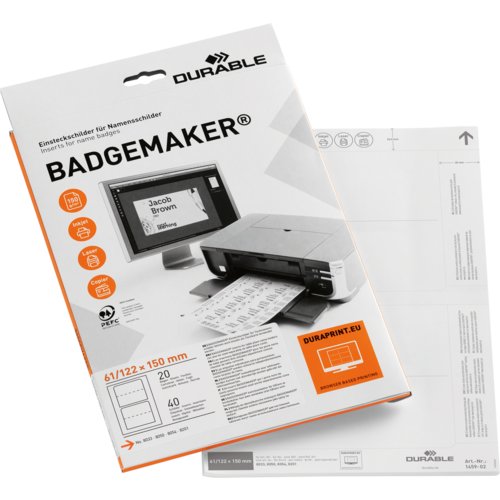 Einsteckschild BADGEMAKER®, DURABLE