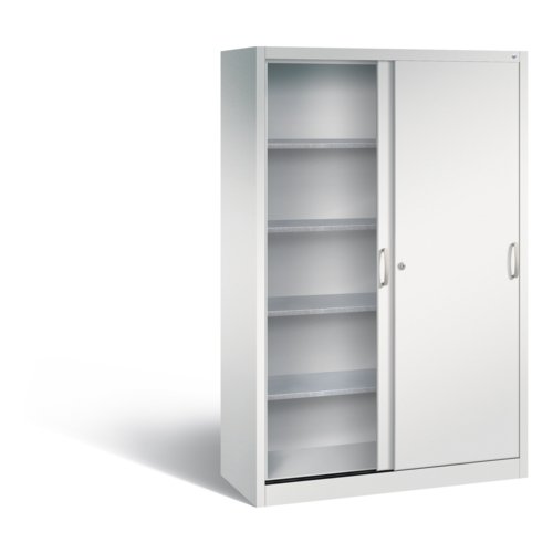 Schwerlast-Schiebetürenschrank aus Stahl