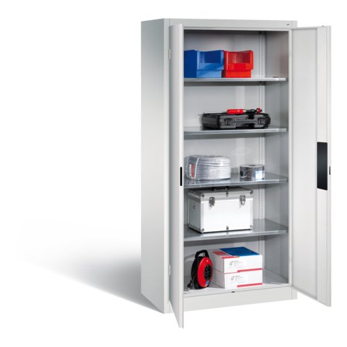 Schwerlast-Flügeltürenschrank aus Stahl, C+P