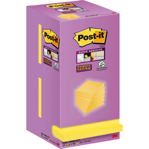 Super Sticky Notes im Karton, Post-it® Notes Super Sticky