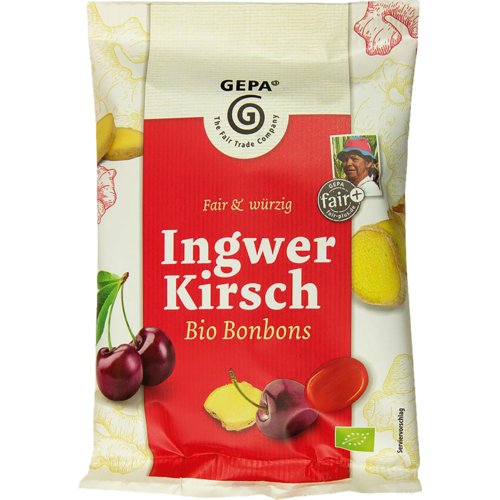 Bio Bonbon Ingwer Kirsch, GEPA