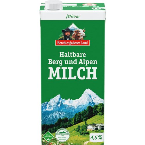 Haltbare Bergbauern-Milch