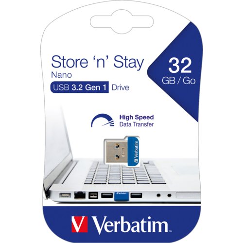 Nano USB 3.0 Stick, Verbatim