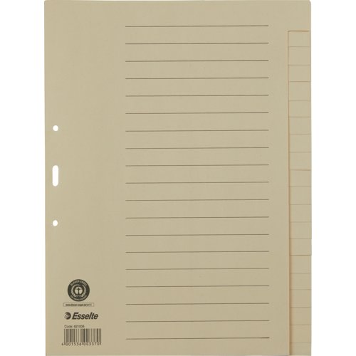 Blanko-Register aus Papier, ESSELTE®