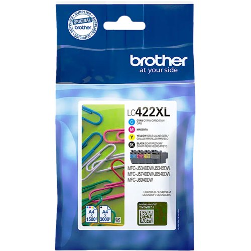 Inkjetpatrone LC-422XL Value Pack, brother