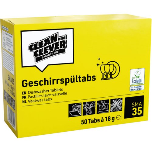 Geschirrspültabs SMA 35, Ecolabel, Clean and Clever