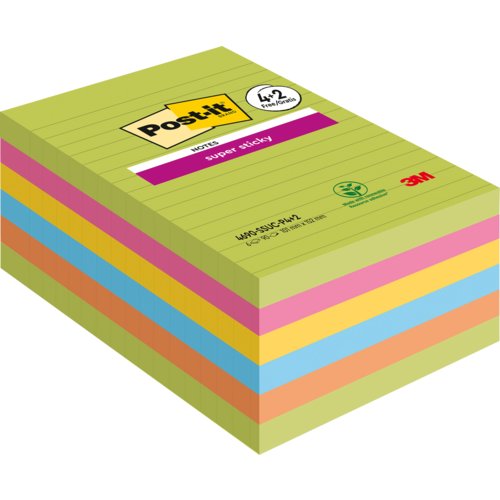 Super Sticky Notes Promotion, liniert