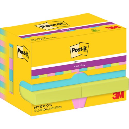 Super Sticky Notes Cosmic Collection, Post-it® Notes Super Sticky