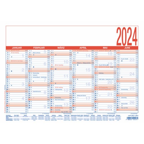 Arbeitstagekalender 910, ZETTLER Kalender