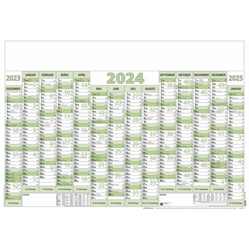 Plakatkalender 919 Recycling, ZETTLER Kalender