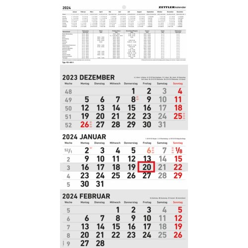 Dreimonatskalender 951