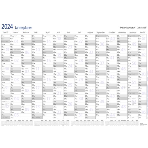 Jahresplaner Lumocolor® 2024
