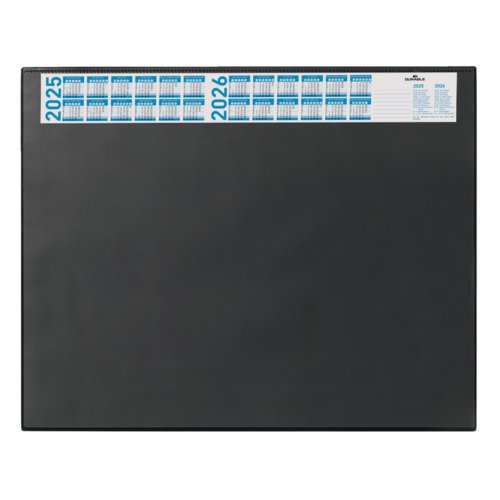 Schreibunterlage mit Jahreskalender und transparenter Abdeckung