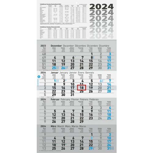 Viermonatskalender UWS