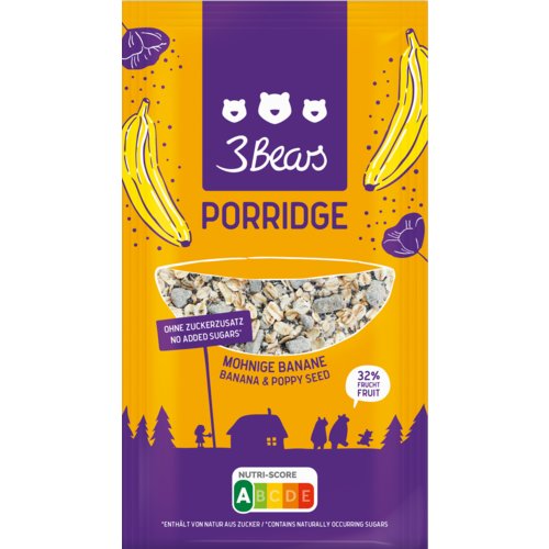 Porridge - Mohnige Banane, 3Bears