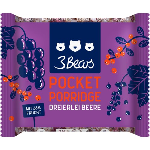 Pocket Porridge - Dreierlei Beere, 3Bears