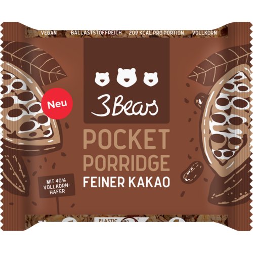 Pocket Porridge - Feiner Kakao, 3Bears