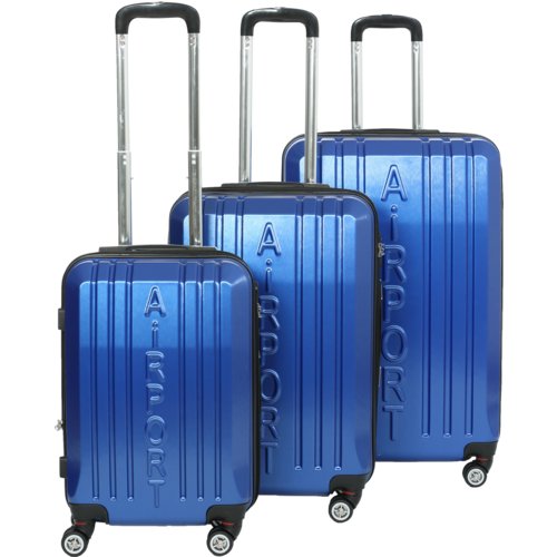 Airport Reisetrolley Koffer-Set 3 tlg. PC/ABS