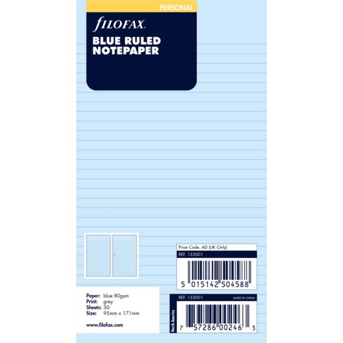 Einlagen Personal, Notizpapier liniert, filofax®