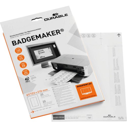 Einsteckschild BADGEMAKER®, DURABLE