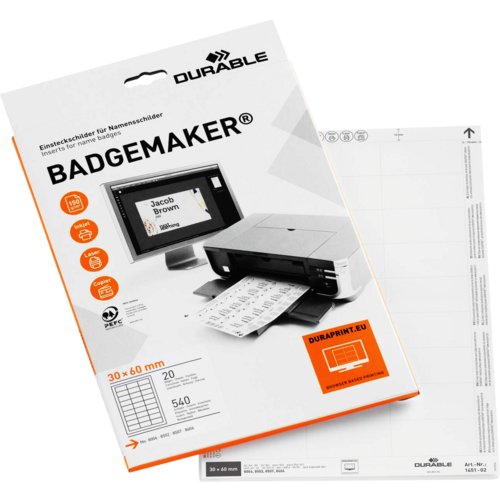 Einsteckschild BADGEMAKER®, DURABLE