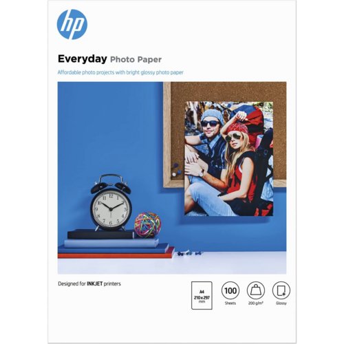 Inkjet-Fotopapier Standard, glossy, hp®