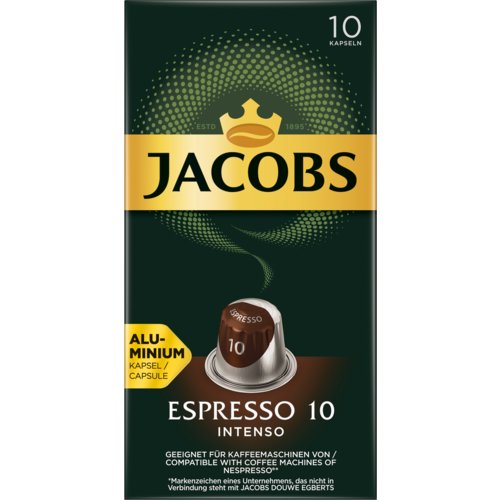 Kaffeekapsel Espresso Intenso 10, JACOBS