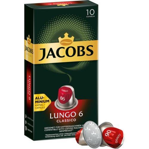 Kaffeekapsel Lungo Classico 6, JACOBS