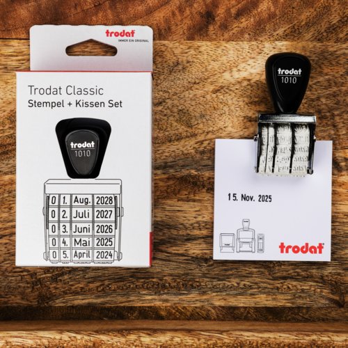 classic Stempel + Kissen Set, trodat®