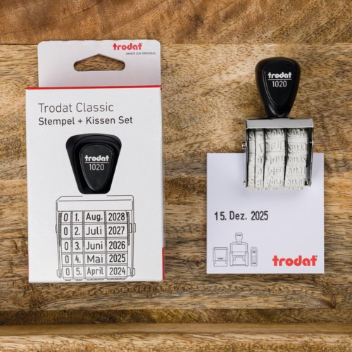 classic Stempel + Kissen Set