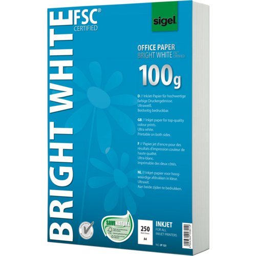 InkJet-Papier Office Paper BRIGHT WHITE, sigel