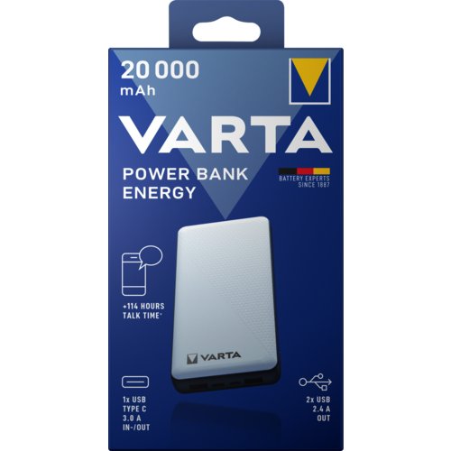 Power Bank ENERGY, inkl. Ladekabel, VARTA