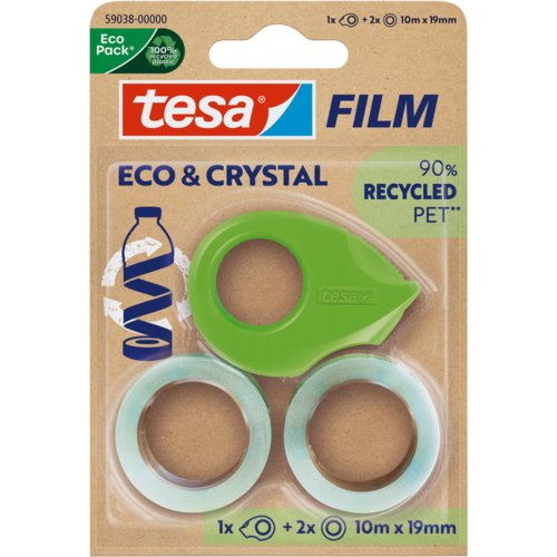tesafilm eco & crystal inkl. Handabroller, tesa®