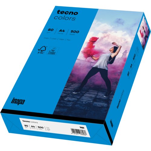 Kopierpapier tecno® colors, inapa Deutschland